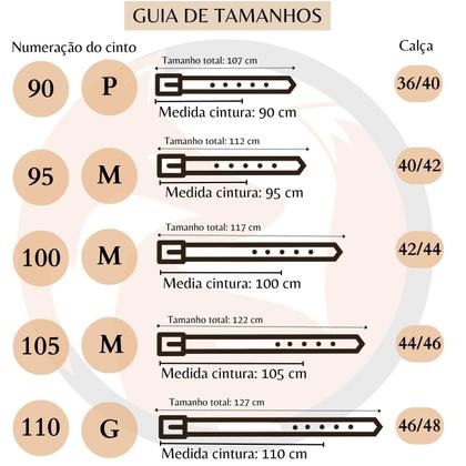 Imagem de Cinto Masculino Dupla Face Couro Legítimo Preto e Marrom Marca BELLVOLPE