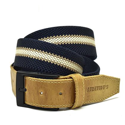 Imagem de Cinto Masculino Elástico Atrevidu's Fivela Preta Ajustável
