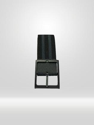 Imagem de Cinto Masculino Elástico Preto e Azul