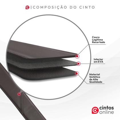 Imagem de Cinto Masculino em Couro Social Basic 2