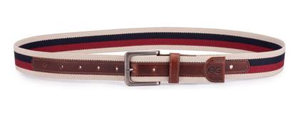 Imagem de Cinto Masculino Esportivo Couro Legítimo/elástico Ajustavél