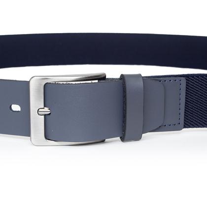 Imagem de Cinto Masculino Fasolo Casual Largo Elástico Couro Legítimo Comfort