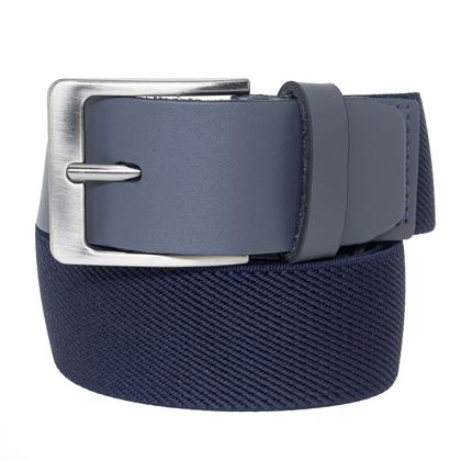 Imagem de Cinto Masculino Fasolo Casual Largo Elástico Couro Legítimo Comfort