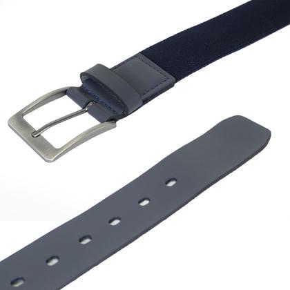 Imagem de Cinto Masculino Fasolo Casual Largo Elástico Couro Legítimo Comfort