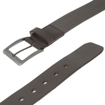 Imagem de Cinto Masculino Fasolo Casual Largo Elástico Couro Legítimo Confortável