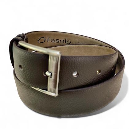 Imagem de Cinto Masculino Fasolo Couro Legítimo Social