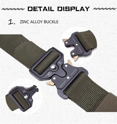 Imagem de Cinto Masculino Militar Engate rápido 3,8cm - Ajustável em Poliester