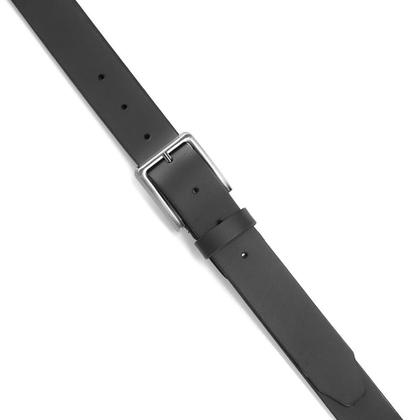 Imagem de Cinto Masculino Premium Em Couro Soleta Liso Preto  Social