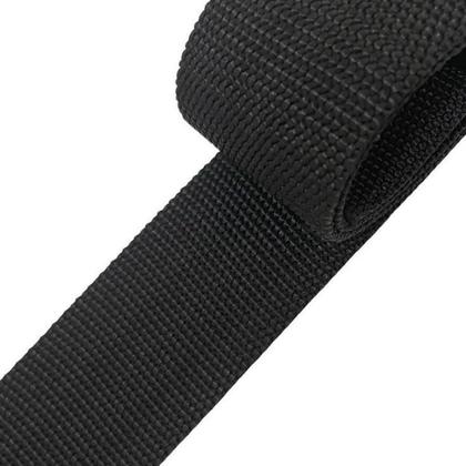 Imagem de Cinto Masculino Preto de Elástico Grosso Com Fivela de Plástico Antialérgica