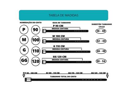 Imagem de Cinto Masculino Social Em Couro Legítimo Premium Resistente