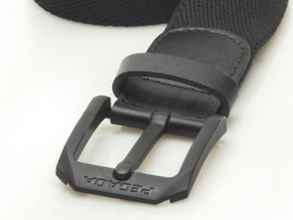 Imagem de Cinto Pegada Masculino em Elástico  e Couro Preto CI002345-01