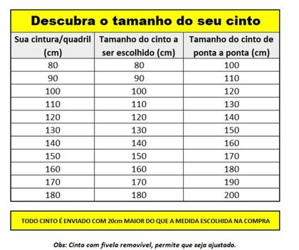 Imagem de Cinto plus size couro masculino - 120 / 130 / 140 / 150 / 160 / 170 / 180