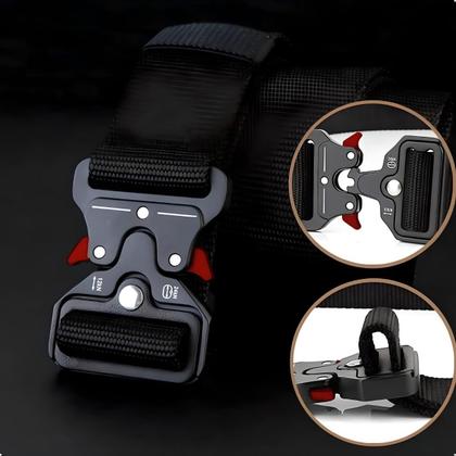 Imagem de Cinto Tático Com Fivela De Engate Macio Para Homens E Mulher