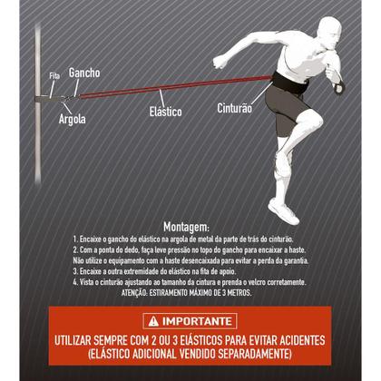 Imagem de Cinto Tração Cepall Revestido Elástico de Resistência Forte