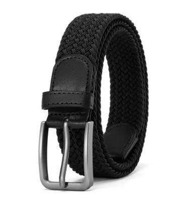 Imagem de Cinto Trançado Elastico Fivela De Metal Costura Reforçada