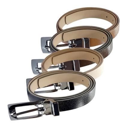 Imagem de Cinto WR Fashion Casual Couro Clássico Fivela Metal Feminino