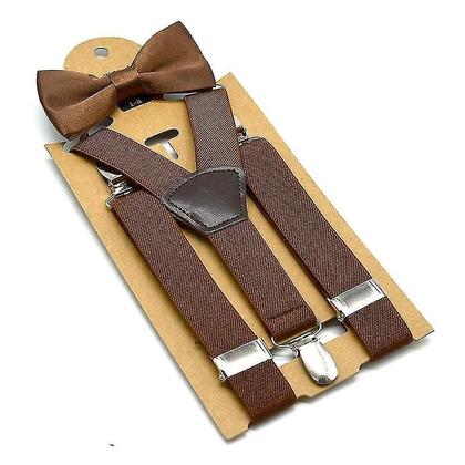 Imagem de Cintos suspensórios suspensórios conjunto de gravata borboleta de luxo