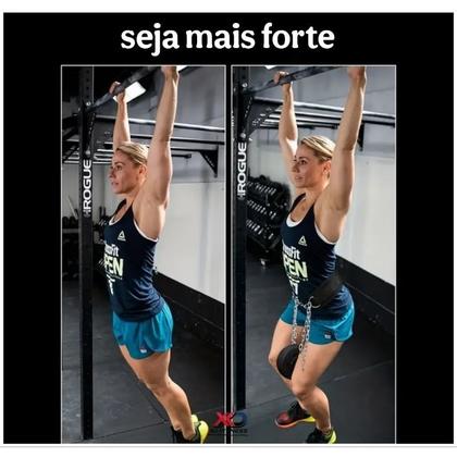 Imagem de Cinturão Musculação acompanha Corrente, Cinto Levantamento Peso Academia Anilhas Fitness