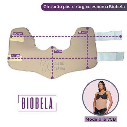 Imagem de Cinturão Pós-cirúrgico em espuma 360 lipoaspiração Biobela