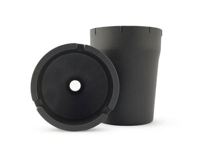 Imagem de Cinzeiro Automotivo Portátil Para Carro Tipo Copo Butt Bucket Preto Sem Fumaça Fácil Limpeza Automotivo