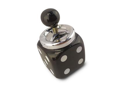 Imagem de Cinzeiro Ceramica Com Tampa E Reservatório Preto