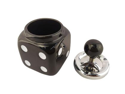 Imagem de Cinzeiro Ceramica Com Tampa E Reservatório Preto