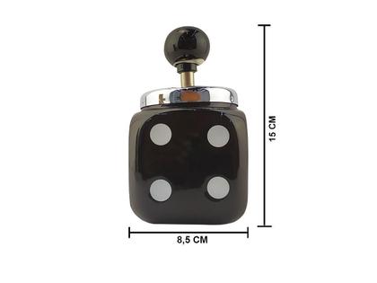 Imagem de Cinzeiro Ceramica Com Tampa E Reservatório Preto