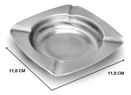 Imagem de Cinzeiro De Mesa E Bancada Quadrado Kehome Compacto Metal