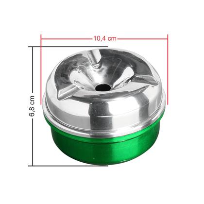 Imagem de Cinzeiro Pequeno Redondo Com Tampa Alumínio Cores Sortidas