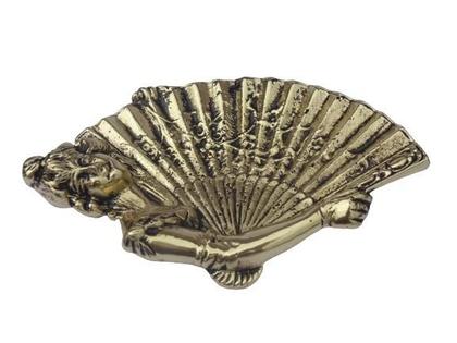 Imagem de Cinzeiro Portátil de Mesa Leque Espanhol SAT em Latão Artesanal: a elegância da cultura espanhola em sua casa