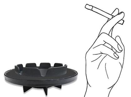 Imagem de Cinzeiro Redondo De Plástico Torpedinho 10cm