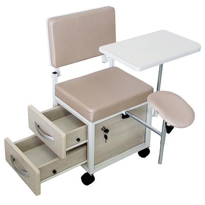 Imagem de Cirandinha Manicure Pedicure Evolux Rosê Com Gaveta Avelã