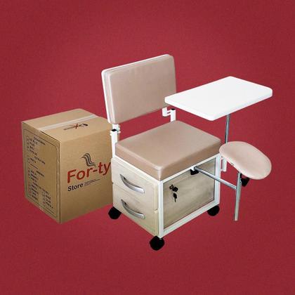 Imagem de Cirandinha Manicure Pedicure Evolux Rosê Com Gaveta Avelã