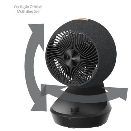 Imagem de Circulador Orbit Spirit Preto Carvão 127V