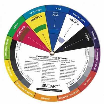 Imagem de Círculo cromático grande 23cm Sinoart