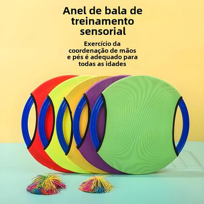 Imagem de Círculo de Saltar para Crianças (35cm) - Brinquedo para Treinamento de Equilíbrio e Coordenação Motora