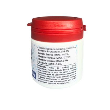 Cisto de Artêmia Salina 40g Ovos de Artemia Betta - Hanimal Imagem de Cisto de Artêmia Salina 40g Ovos de Artemia Betta