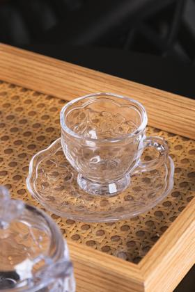 Imagem de Cj 06 xicaras de café e pires new butterfly 80ml un. lyor