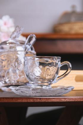 Imagem de Cj 06 xicaras de café e pires new butterfly 80ml un. lyor