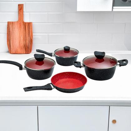 Imagem de Cj. 4 Pecas Stone Induction Redpoint Vermelho - Ref.112024