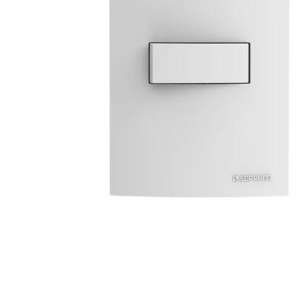 Imagem de Cj 4x2 1 Interruptor Paralelo 10A 250V Branco ATRIA SOPRANO