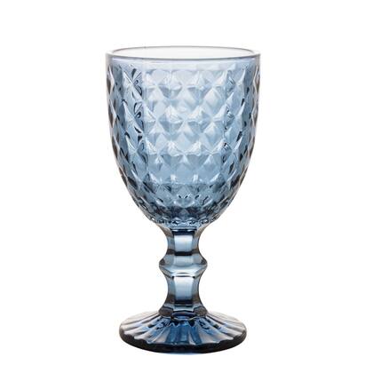 Imagem de Cj 6 Taças Vidro para Água Roman Azul escuro 345ml - Bon Gourmet
