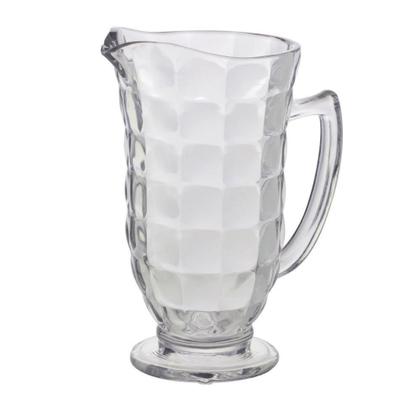 Imagem de Cj 7pc Jarra c/6 Copos de Vidro Xadrez Lyor