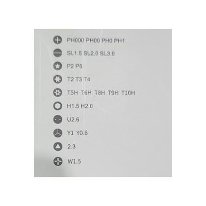 Imagem de CJ de chaves de fenda de precisão 24 em 1 p/ relógios tablet