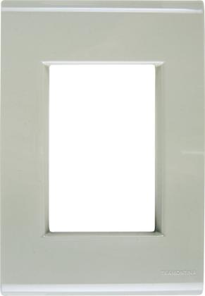 Imagem de Cj Dois Interruptor Duplo e Tomada 20A Liz Verde Ardósia Tramontina completo pronto