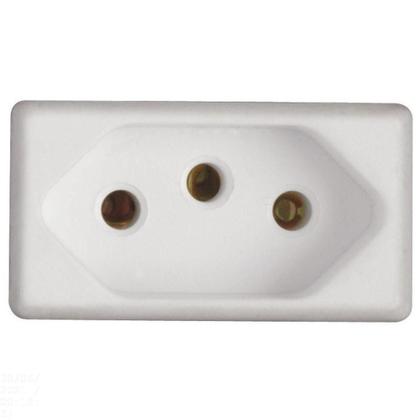 Imagem de Cj Duas Tomadas Dupla 10a Liz Ouro Velho Tramontina Completo Pronto Tramontina