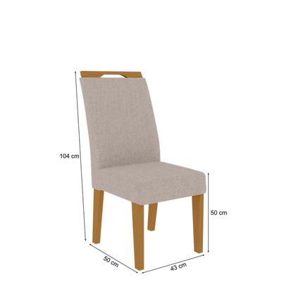 Imagem de Cj evora 120x90 tp mdf/vidro c/4 cad