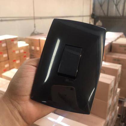 Imagem de Cj Int. Bipolar Simples Vertical 4X2 - Blux Home Grafite