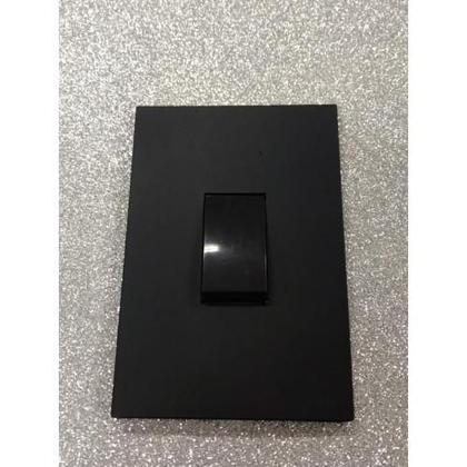 Imagem de Cj Int.Simples Vertical 4X2 - Recta Home Grafite Satin Fosco