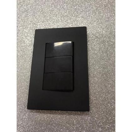 Imagem de Cj Int. Triplo Simples 4X2 - Recta Home Grafite Satin Fosco